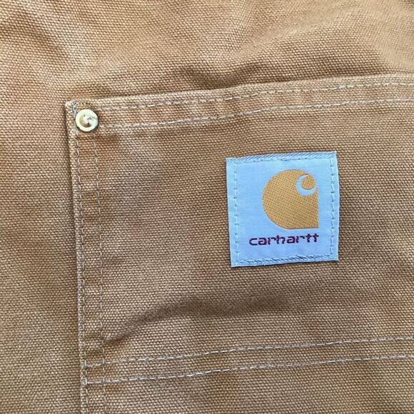 carhartt pants women’s duck canvas 30”x27-1/2” insulated size zip pockets - Picture 11 of 11